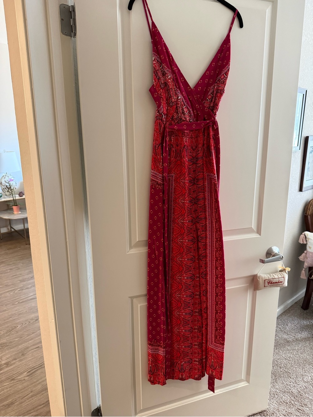 Gorgeous Free People Britt Printed Jumpsuit! Like New! Size 6! Silky & Chic!